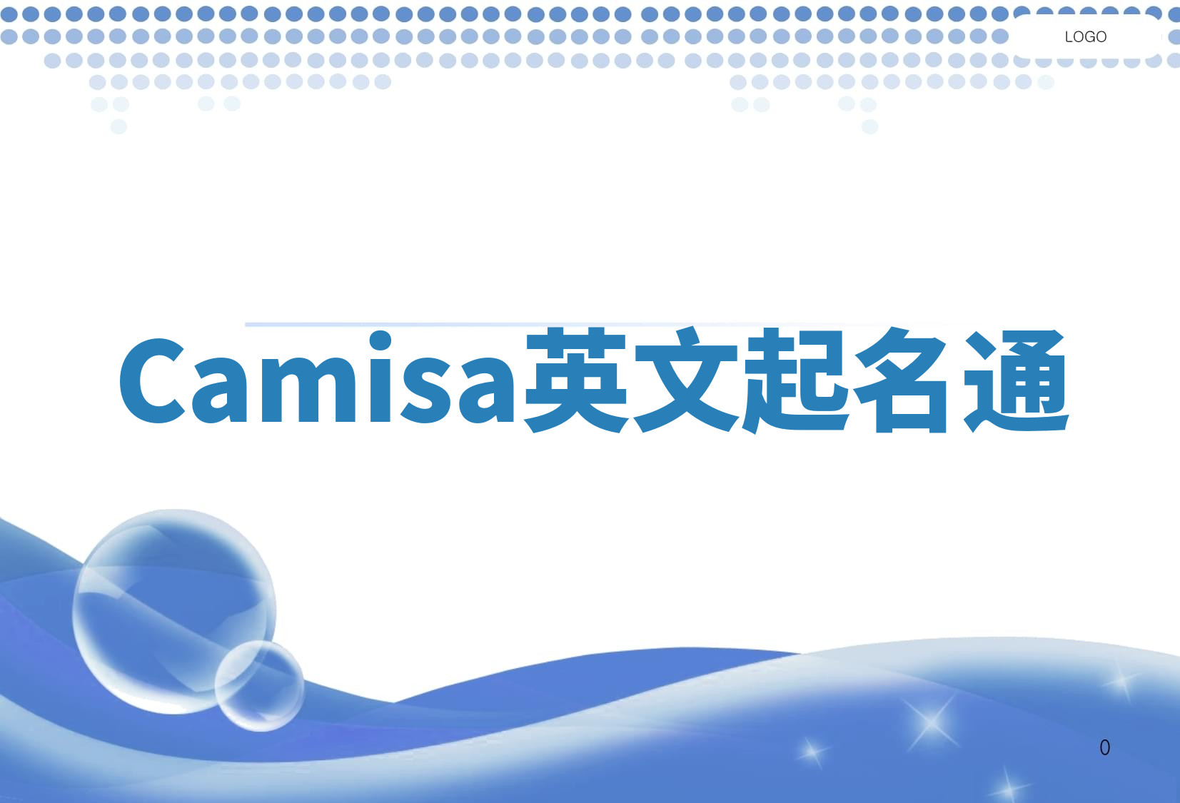 Camisa英文起名通