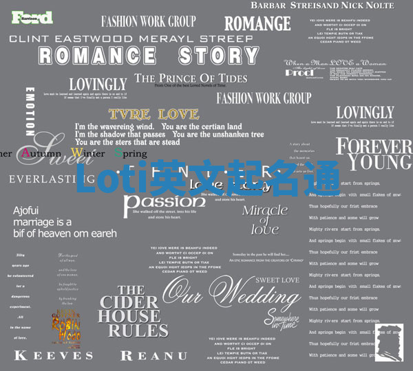 Loti英文起名通 Loti英文起名通