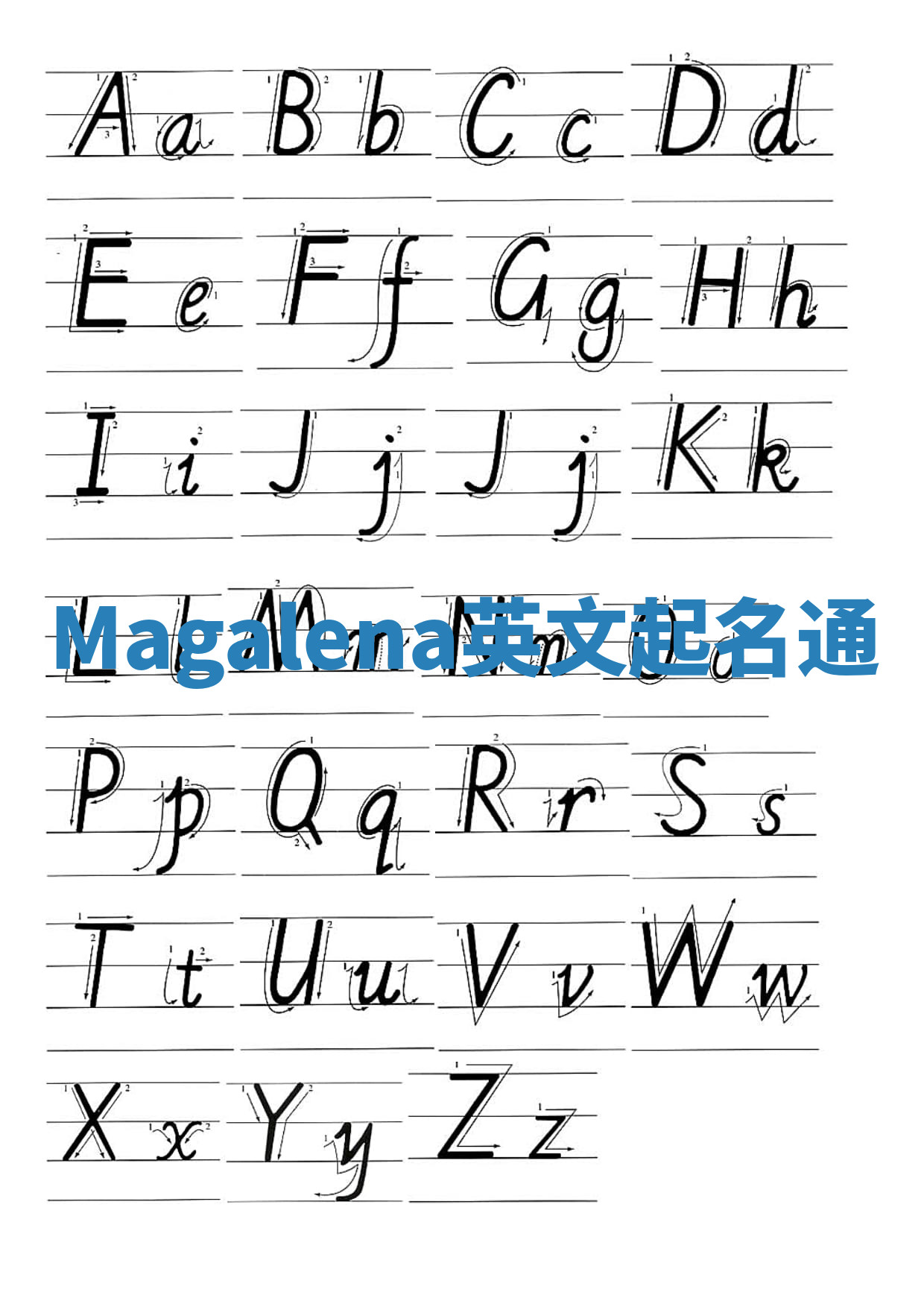 Magalena英文起名通 Magalena英文起名通