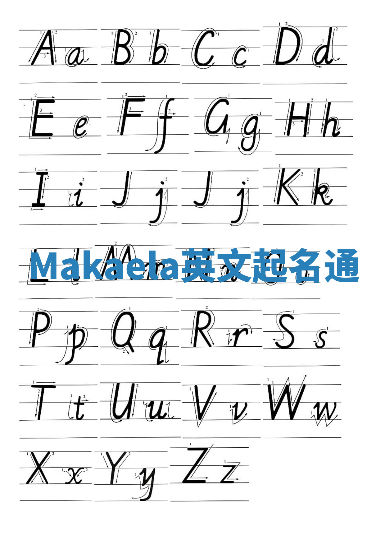 Makaela英文起名通 Makaela英文起名通