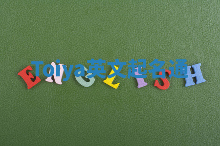 Toiya英文起名通 Toiya英文起名通