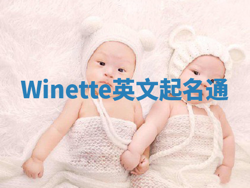 Winette英文起名通