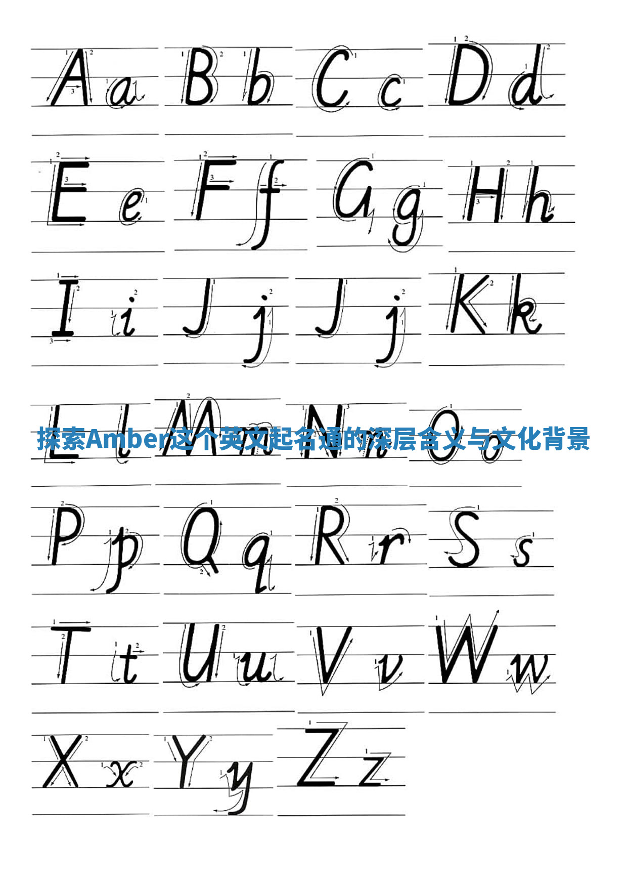 探索Amber这个英文起名通的深层含义与文化背景 探索Amber这个英文起名通的深层含义与文化背景