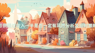 月供超过收入一半是否一定有风险分析及应对策略